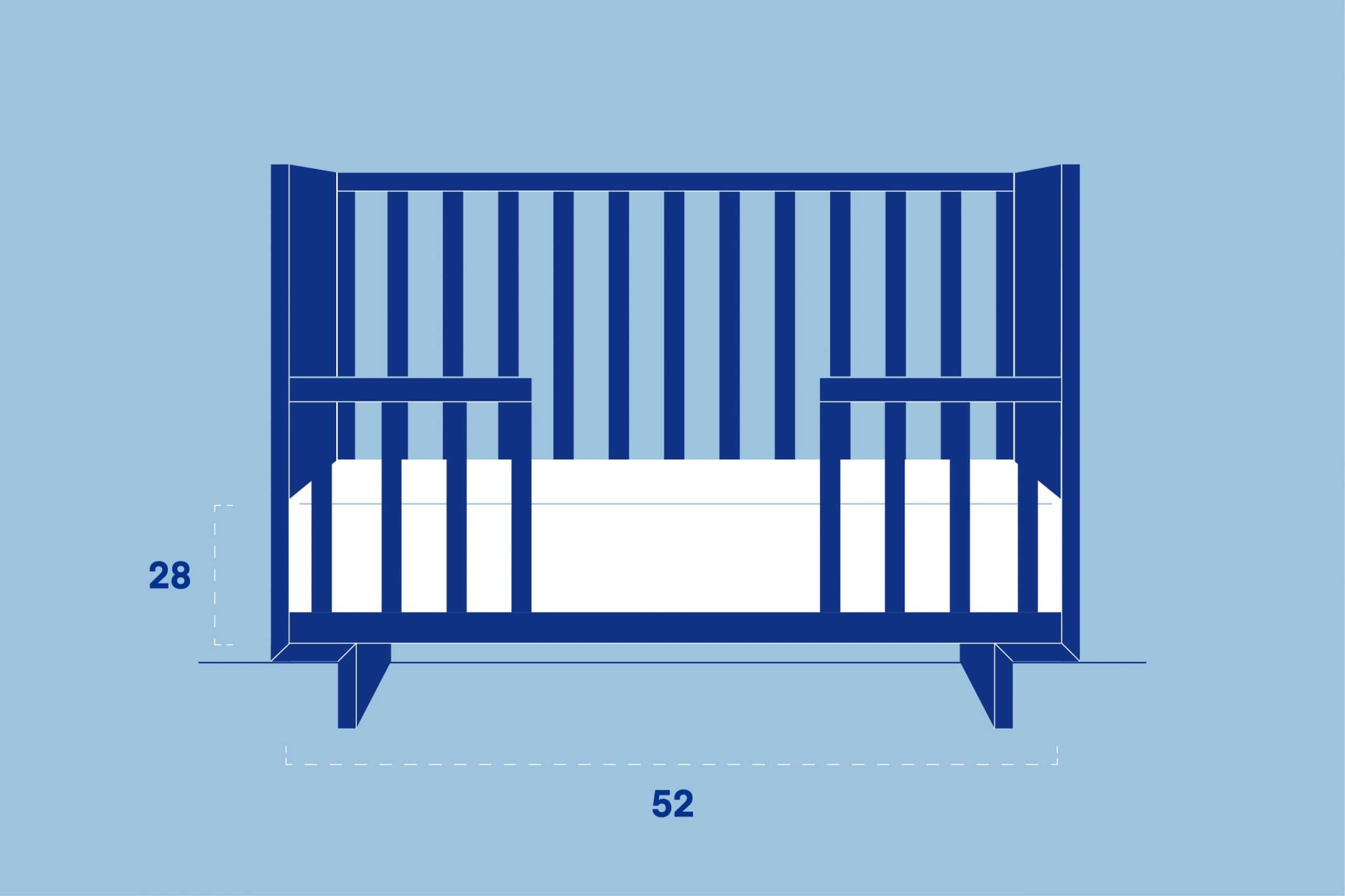 baby crib mattress size