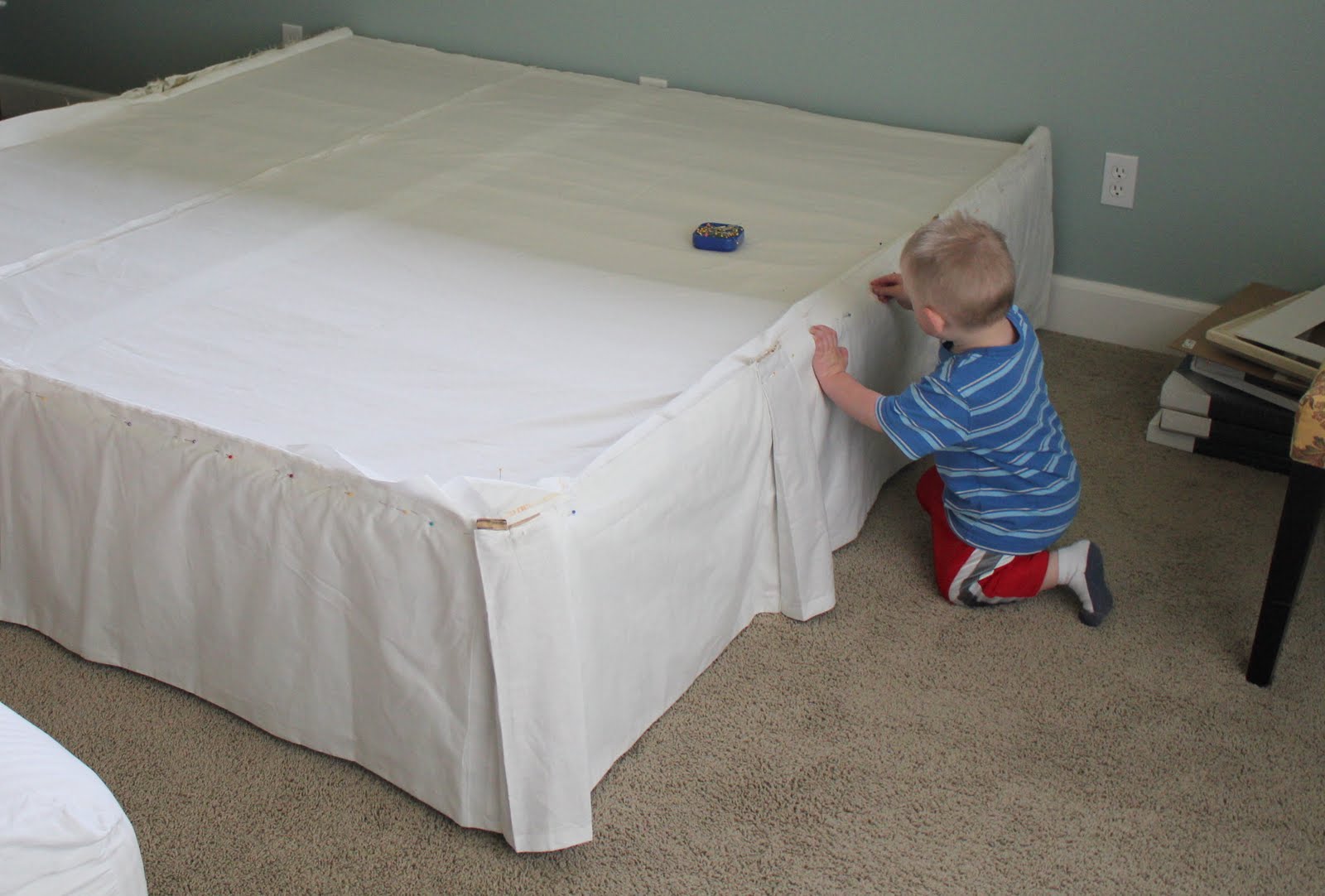 how to make a bed skirt