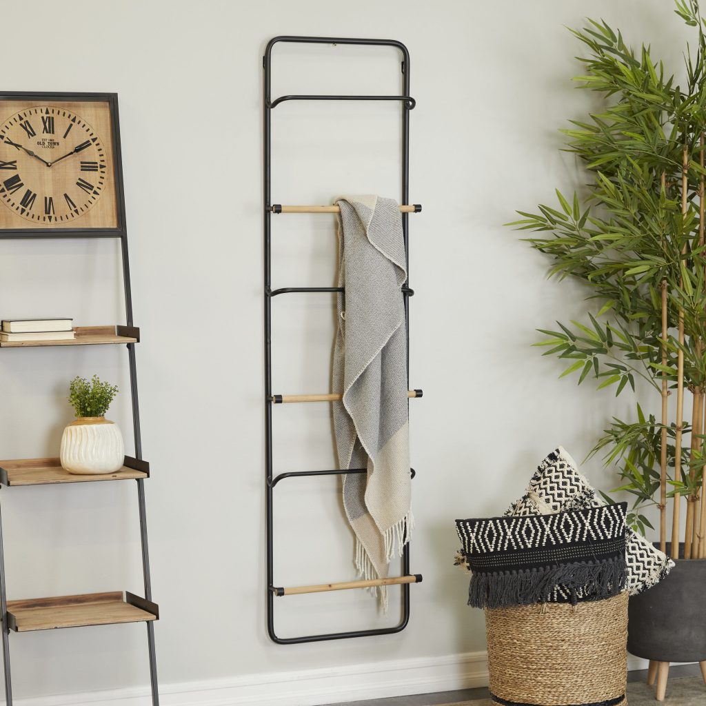 blanket ladder diy 