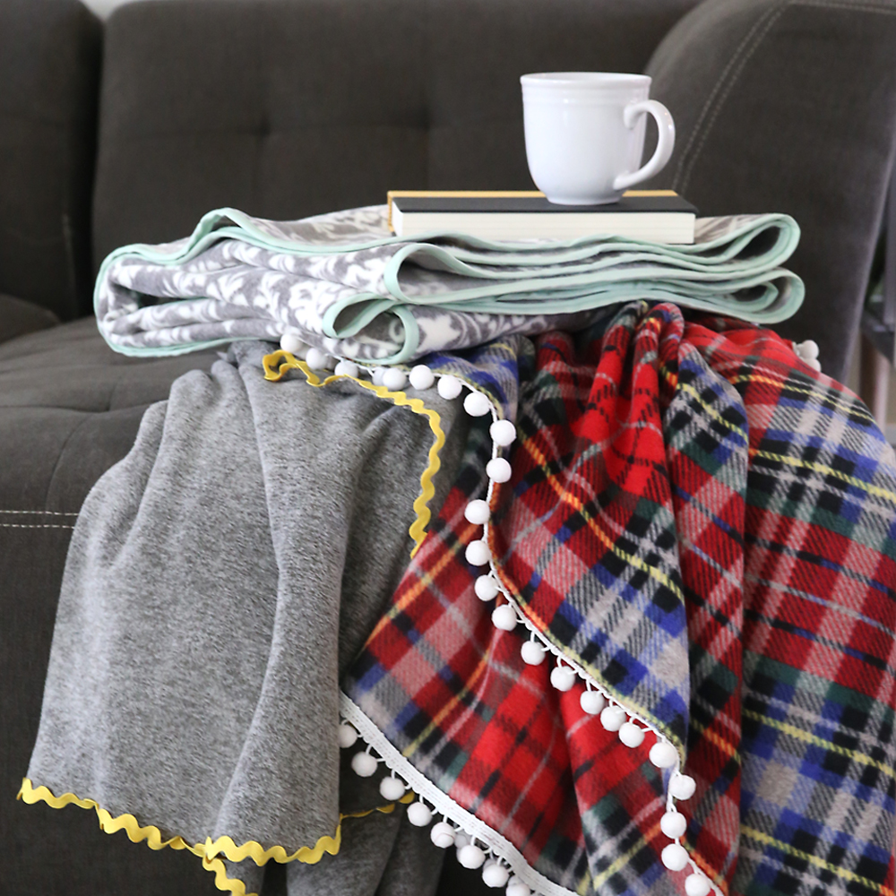 How to make a fleece blanket