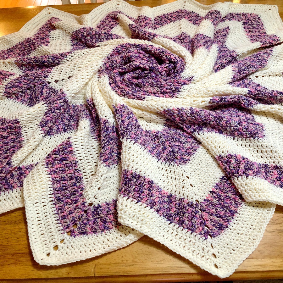 Star blanket crochet pattern