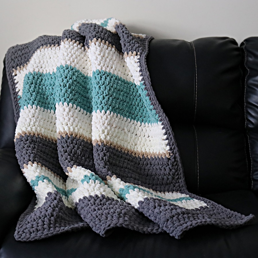 crocheting a blanket