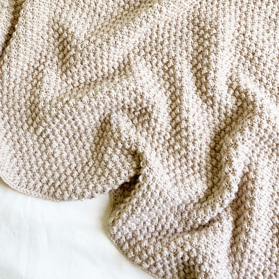 crocheting a blanket