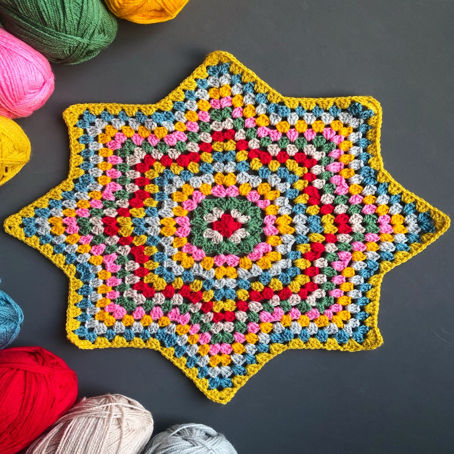 Star blanket crochet pattern