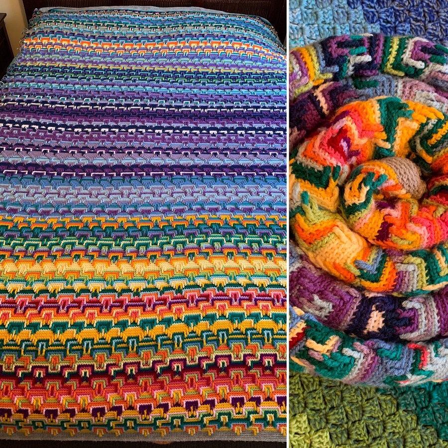 temperature crochet blanket