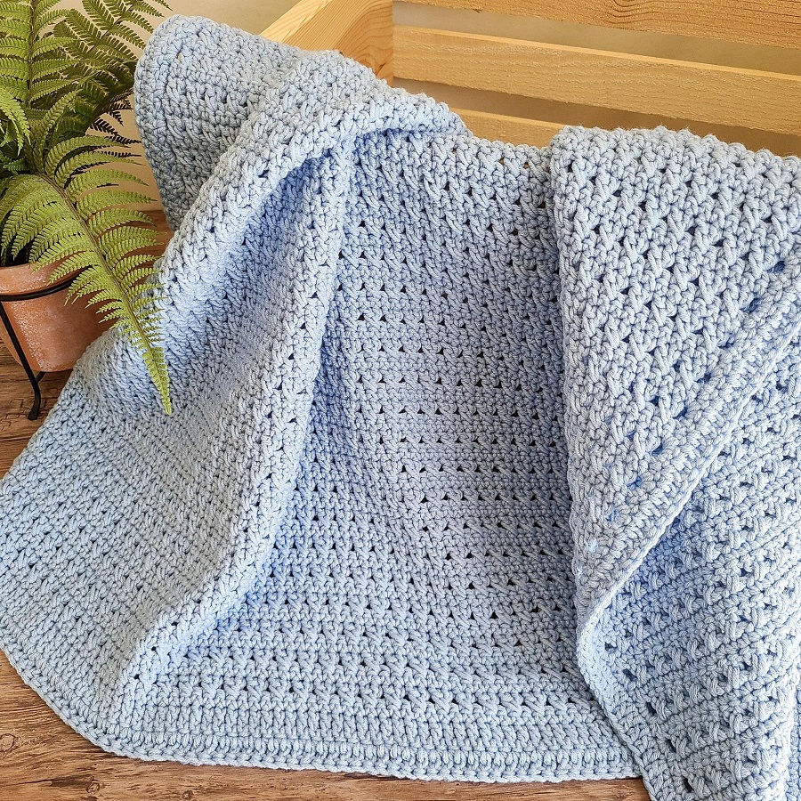 half double crochet blanket