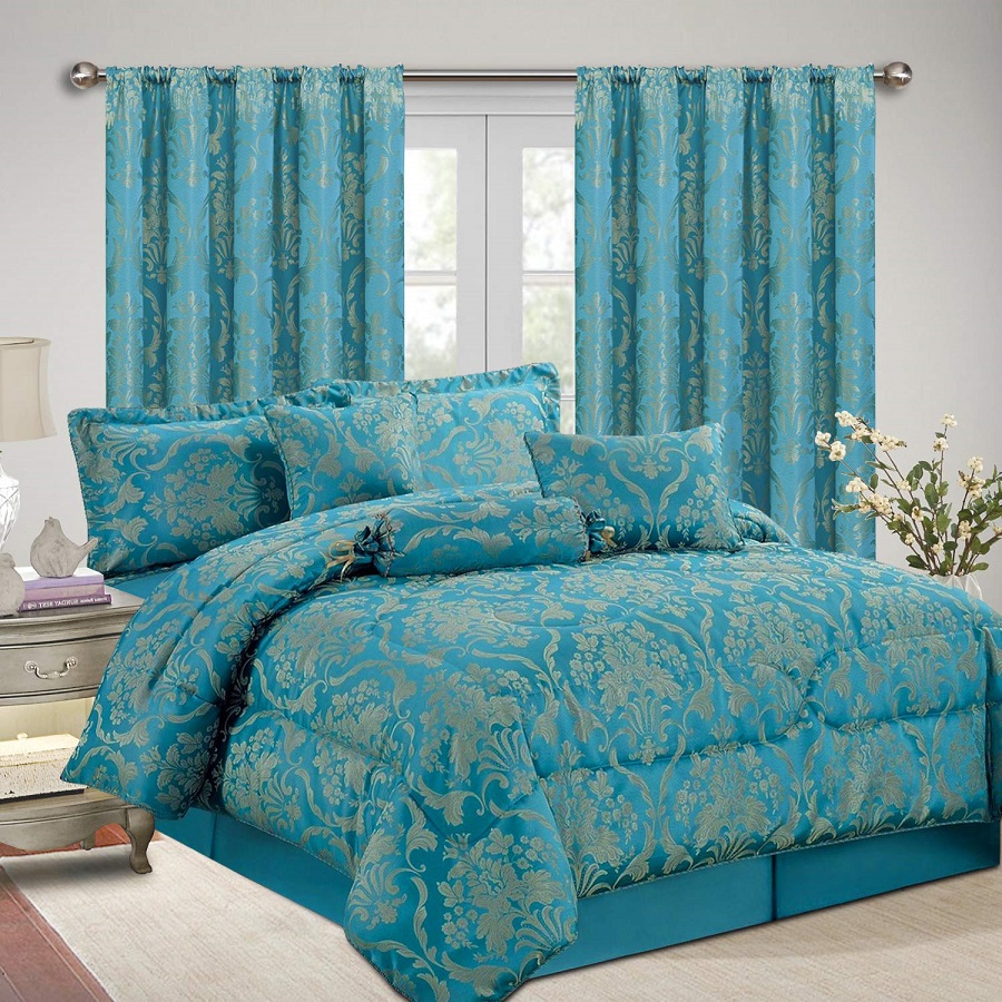 Luxury Comforter Sets with Matching Curtains