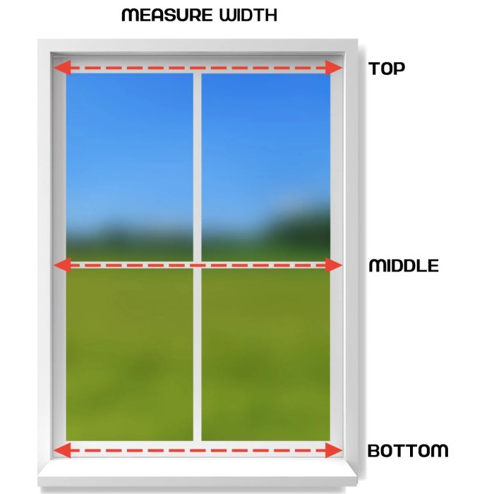 how to measure mini blinds
